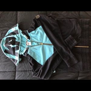 PINK zip up sweatshirt